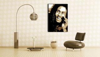 Kézzel festett vászonképek POP Art Bob Marley  bm  (POP ART)