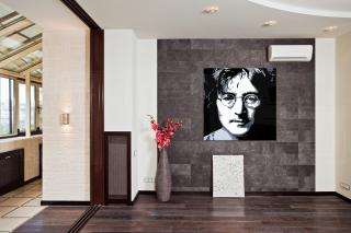 Kézzel festett vászonképek POP Art John Lennon  jl  (POP ART)