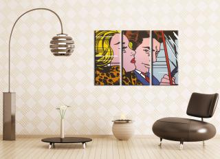 Kézzel festett vászonképek POP Art LICHTENSTEIN  li4  (pop art)