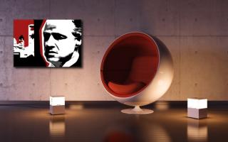 Kézzel festett vászonképek POP Art marlon Brando  mb8  (POP)