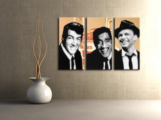 Kézzel festett vászonképek POP Art Rat Pack  rp3  (POP ART)