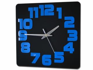 Modern falióra LOGIC BLACK-BLUE HMCNH047-blackblue