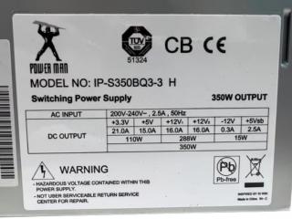 350W Power Man IP-S350EQ3-2 H Bronz 12cm tápegység (24/4+) pin