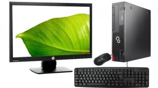 Fujitsu Esprimo D538 SFF  Core I3 9100 4x3600SFF/8GB/240GB SSD/RW+22" FHD LED LCD Monitor + Win