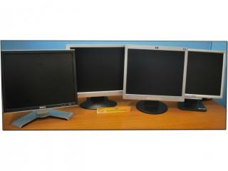 Vegyes 17" LCD monitor "B" kat, enyhe folt, karc