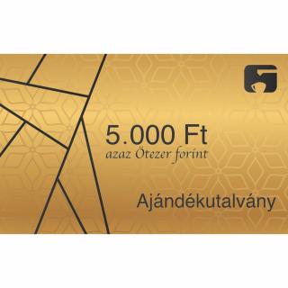Ajándékutalvány 5.000.- Ft értékben