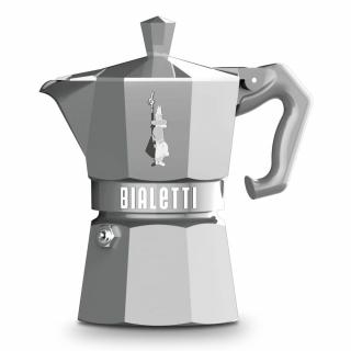 Bialetti Moka Exclusive Ezüst kotyogós kávéfőző - 3 adagos