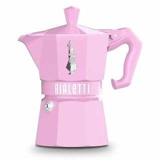 Bialetti Moka Exclusive Rózsaszín kotyogós kávéfőző - 3 adagos