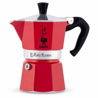 Bialetti Moka Express kotyogós kávéfőző Piros - 1 adagos