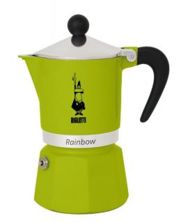 Bialetti Rainbow kotyogós kávéfőző Zöld - 3 adagos