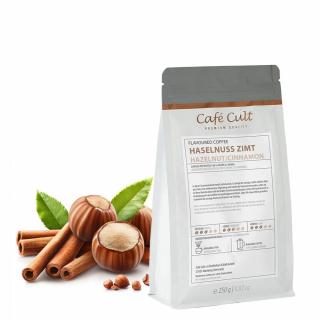 Café Cult - ízesített pörkölt szemes kávé - Mogyorós-Fahéjas 250g