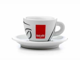 Italcaffe porcelán Cappuccino csésze + csészealj  6db