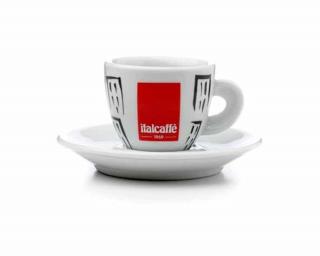 Italcaffe porcelán Espresso csésze + csészealj 6db