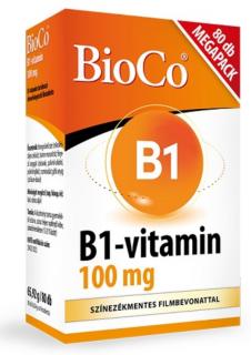 BioCo B1-vitamin 100 mg 80 db