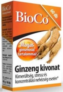 BioCo Ginzeng kivonat tabletta 60 db