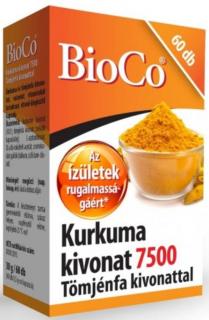 BioCo Kurkuma kivonat 7500 Tömjénfa kivonattal 60 db