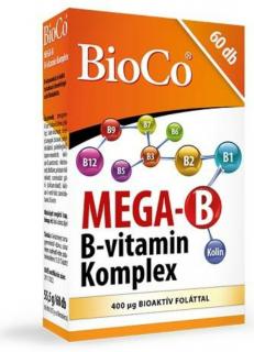 BioCo MEGA-B B-vitamin komplex filmtabletta 60 db
