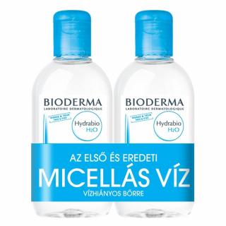 BIODERMA Hydrabio H2O arc-és sminklemosó vízhiányos bőrre 2 x 250 ml