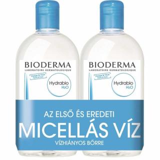 BIODERMA Hydrabio H2O arc-és sminklemosó vízhiányos bőrre 2 x 500 ml