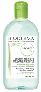BIODERMA Sébium H2O arc-és sminklemosó zsíros bőrre 500 ml