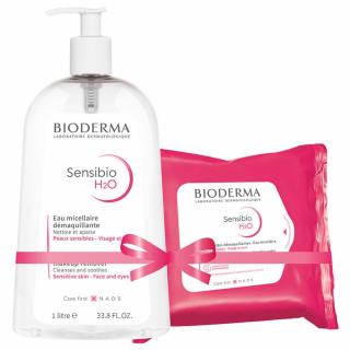 Bioderma Sensibio H2O arc- és sminklemosó csomag