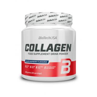 BioTechUSA Collagen fekete málna ízű italpor 300 g