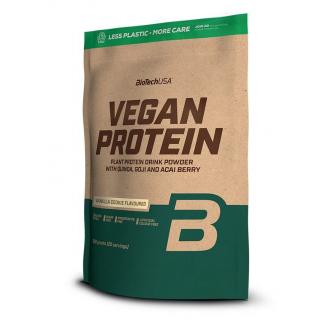 BioTechUSA Vegan Protein vaníliás sütemény ízű vegán italpor 500 g
