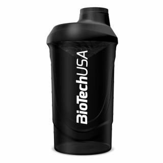BioTechUSA Wave Shaker fekete-füst keverőpalack 600 ml