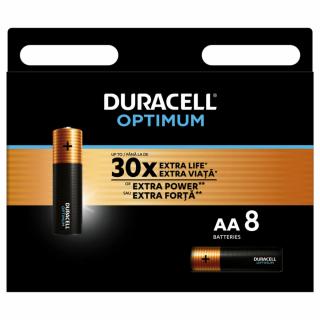 DURACELL Optimum alkáli elem AA LR06/MN1500 1,5 V 8db