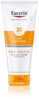 EUCERIN Sun Oil Control Dry Touch napozó gél-krém FF30 200 ml