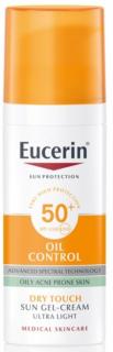 EUCERIN Sun Oil Control napozó krém-gél arcra FF50+ 50 ml