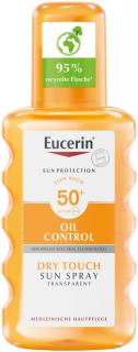 EUCERIN Sun Oil Control színtelen napozó spray FF50 200 ml