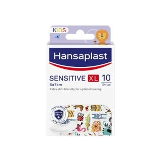 Hansaplast Sensitive XL Kids 6x7 cm 10 db