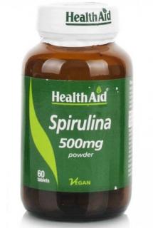 HealthAid SPIRULINA 500 mg tabletta 60 db