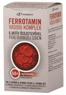 Innopharm Ferrotamin Vas (III) komplex rágótabletta 60 db