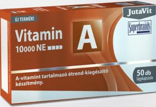 JutaVit A-vitamin 10000 NE lágy kapszula 50 db