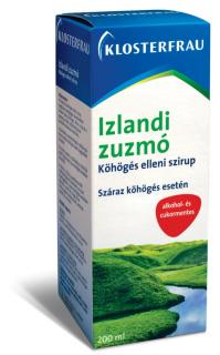 Klosterfrau Izlandi zuzmó köhögés elleni szirup 200 ml