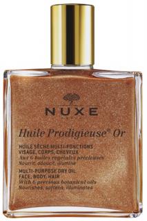 NUXE Huile Prodigieuse többfunkciós arany-csillámos szárazolaj arcra, testre, hajra 50 ml
