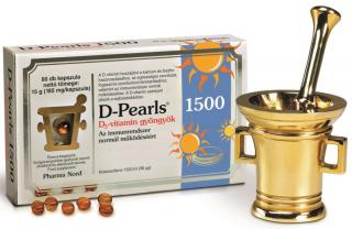 PHARMA NORD D-Pearls D3-vitamin 1500 gyöngyök 80 db