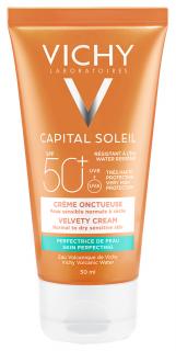 VICHY Capital Soleil bársonyos napvédő krém arcra SPF50+ 50 ml