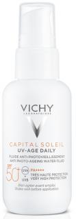 VICHY Capital Soleil UV-Age Daily fényvédő fluid photo-aging ellen SPF50+ 40 ml