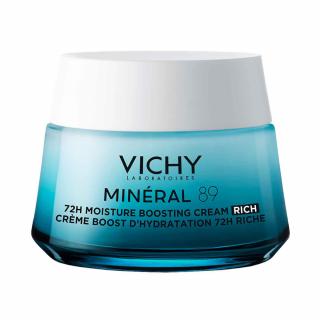 Vichy Mineral 89 72h Hidratáló Krém Riche 50 ml