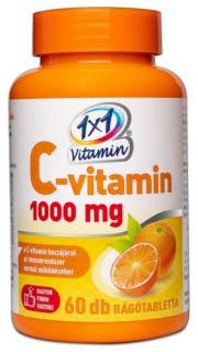 VitaPlus 1x1 C-vitamin 1000 mg rágótabletta narancs 60 db