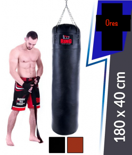 Boxzsák Premium valódi bőrből 180x40 cm nem töltött Ring Sport ()