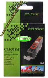 CLI-521M kompatibilis CHIPES tintapatron - magenta