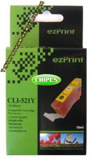 CLI-521Y kompatibilis CHIPES tintapatron - yellow