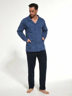 Cornette 114/54 Rozpinana mintás férfi pizsama