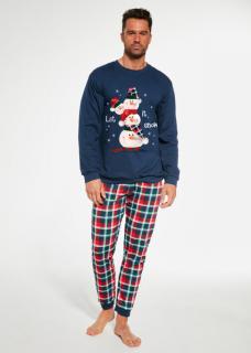 Cornette 115/236 Snowman mintás férfi pizsama