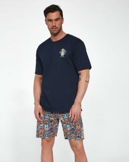 Cornette 326/109 Ethnic mintás férfi pizsama