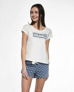 Cornette 363/33 Heart mintás lányka pizsama